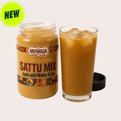 MOWASA Sattu Mix – Instant Desi Summer Drink with Shakkar (Jaggery)
